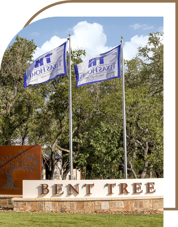 Bent Tree community sign located in Boerne,TX